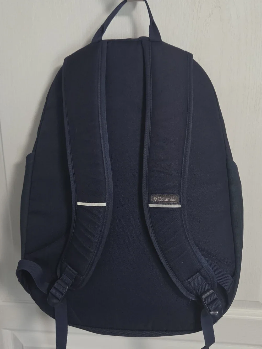 Columbia Northport II Backpack Laptop Navy Burgundy Daypack Travel Hiking School